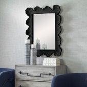 Sea Coral Mirror, Black