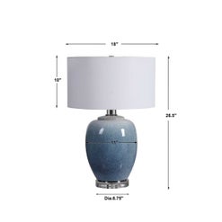 Blue Waters Table Lamp