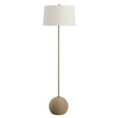 Captiva Floor Lamp, Brass