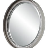 Button Mirror, Silver