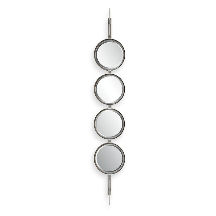 Button Mirror, Silver