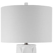 Sinclair Table Lamp, White