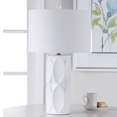 Sinclair Table Lamp, White