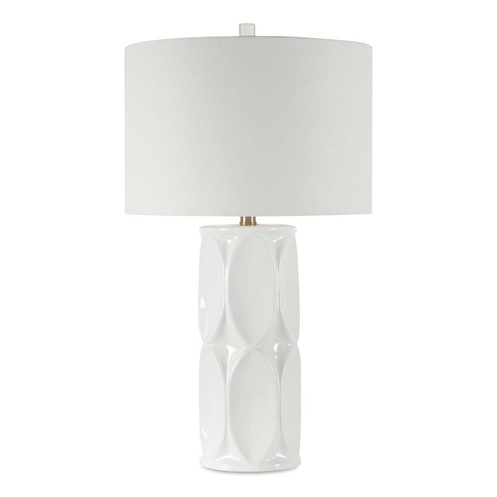 Sinclair Table Lamp, White