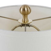 Laton Buffet Lamp, Brass