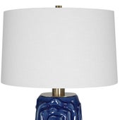 Zade Table Lamp, Blue