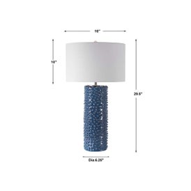 Ciji Table Lamp, Blue