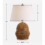 Reed Table Lamp