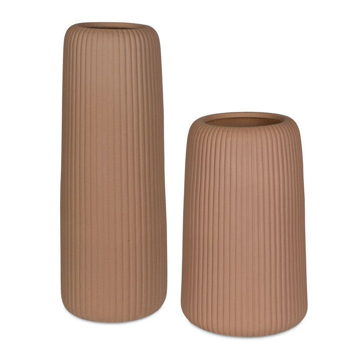 Ridge Vases, S/2