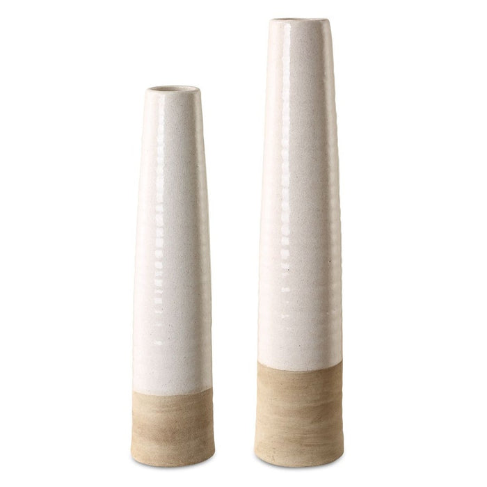 Ivory Sands, Vases, S/2