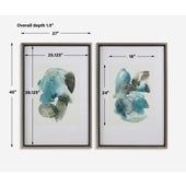 Blueprints Framed Prints, S/2