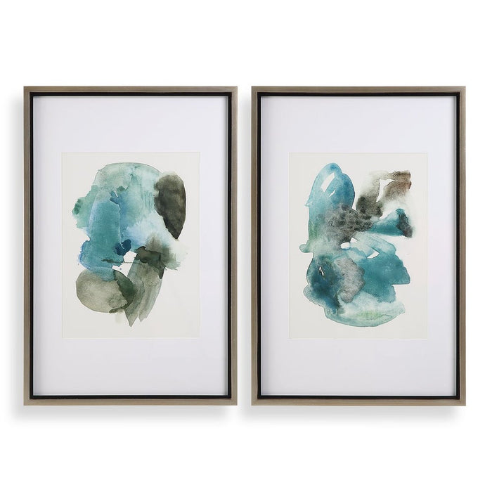 Blueprints Framed Prints, S/2