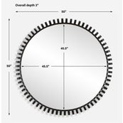 Corona Round Mirror