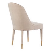 Brie Armless Chair, Champagne, 2 Per Box, Priced Each