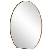 Cabell Oval Mirror, Brass