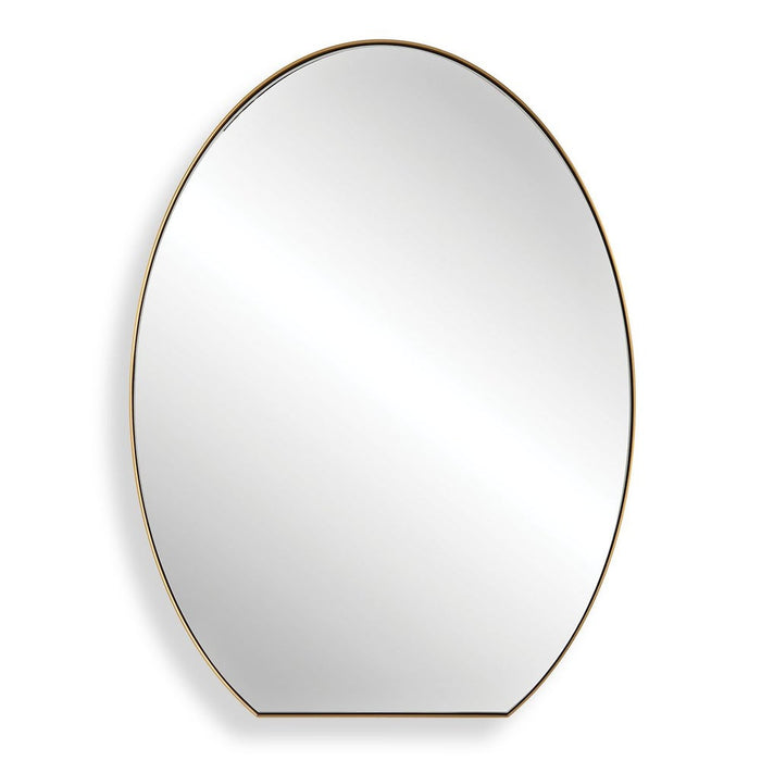 Cabell Oval Mirror, Brass