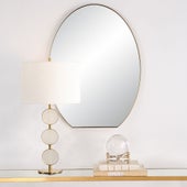 Cabell Oval Mirror, Brass