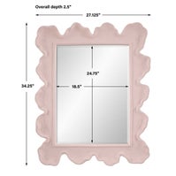 Sea Coral Mirror, Pink