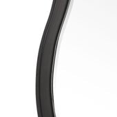 Aneta Round Mirror, Black