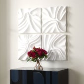 Snowdrift Wall Decor, S/4