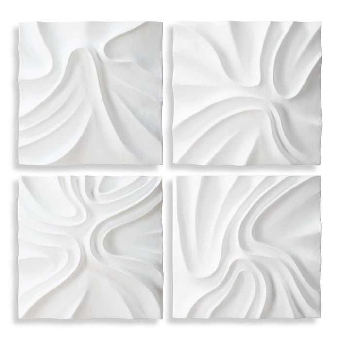 Snowdrift Wall Decor, S/4