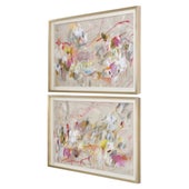 Metropolitan Rush Framed Prints, S/2