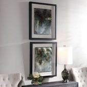 Rustic Patina Framed Prints, S/2