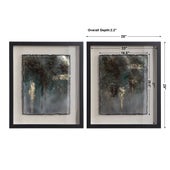 Rustic Patina Framed Prints, S/2