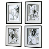 Tangled Threads Framed Prints, S/4