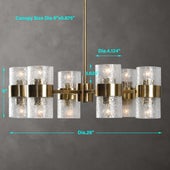 Marinot, 12 Lt Chandelier