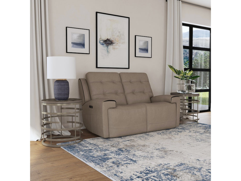 Iris Power Reclining Loveseat with Power Headrests