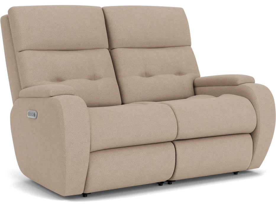 Strait Power Reclining Loveseat with Power Headrests