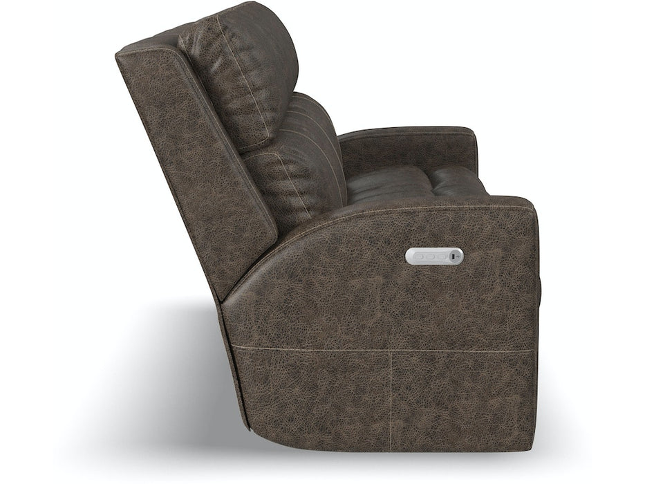 Score Power Reclining Sofa with Power Headrests and Lumbar