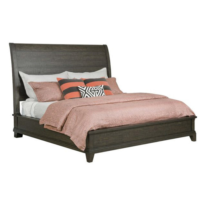 Plank Road Queen Eastburn Dark Sleigh Bed