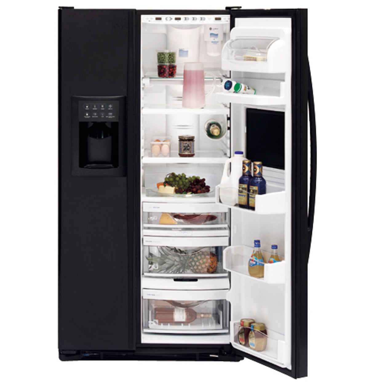 GE Profile Arctica CustomStyle™ 22.6 Cu. Ft. Side-By-Side Refrigerator ...
