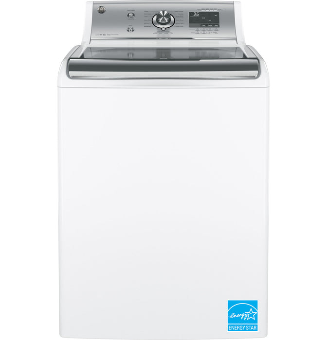 GE® 5.1 DOE cu. ft. capacity washer with stainless steel basket