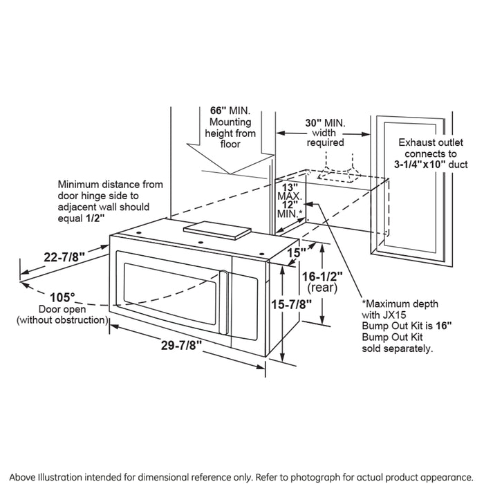 GE® Series 1.7 Cu. Ft. Over-the-Range Microwave Oven