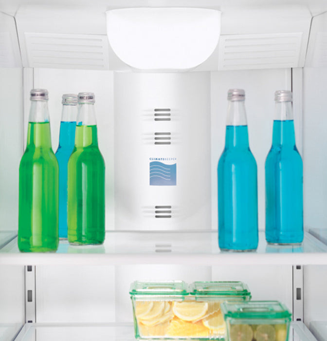 GE Profile™ 42" Built-In Stainless Side-by-Side Refrigerator with Electronic Dispenser