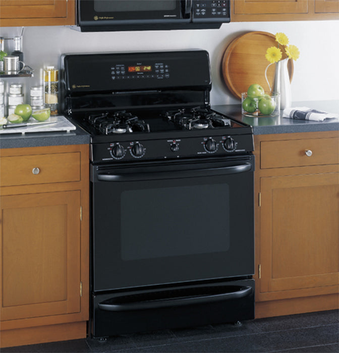GE Profile Spectra™ 30" Free-Standing Self Clean Convection Gas Range with Warming Drawer