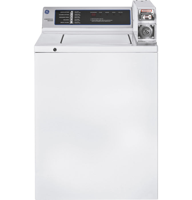 GE® 3.2 DOE Cu. Ft. Capacity Coin-Operated Washer