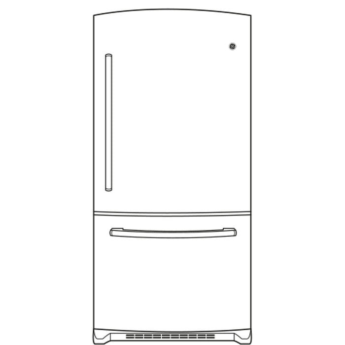 GE® ENERGY STAR® 23.2 Cu. Ft. Bottom-Freezer Drawer Refrigerator