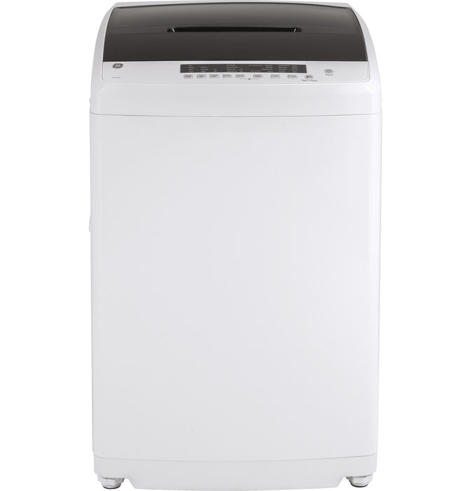 GE® Space-Saving 2.8 cu. ft. Capacity Stationary Washer with Stainless Steel Basket