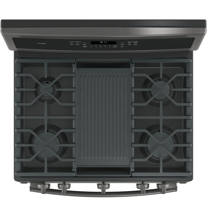 GE Profile™ Series 30" Free-Standing Gas Convection Range