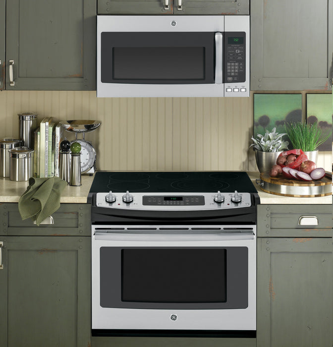 GE® Series 1.9 Cu. Ft. Over-the-Range Sensor Microwave Oven with Recirculating Venting