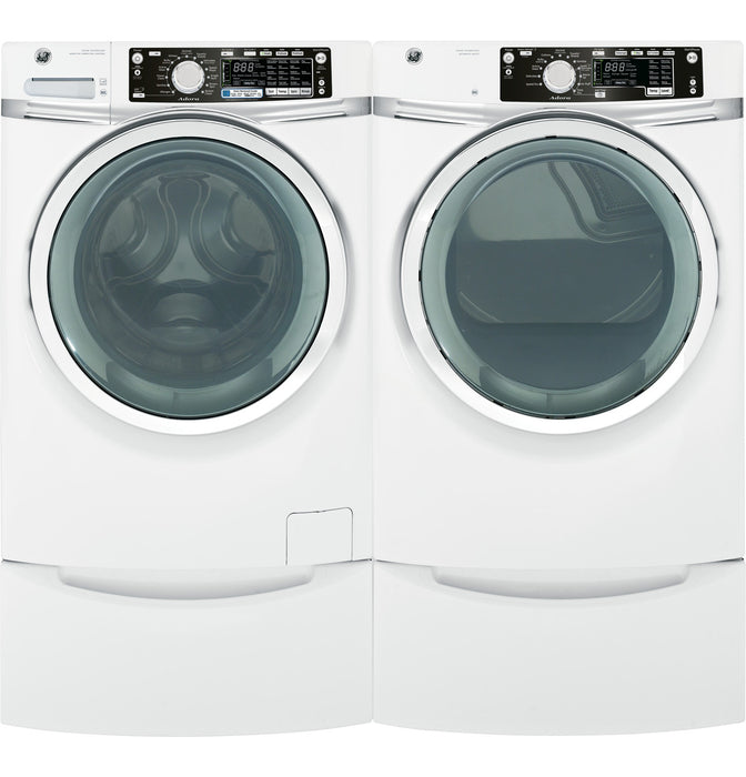 GE® 8.3 cu. ft. capacity Front Load electric dryer with steam