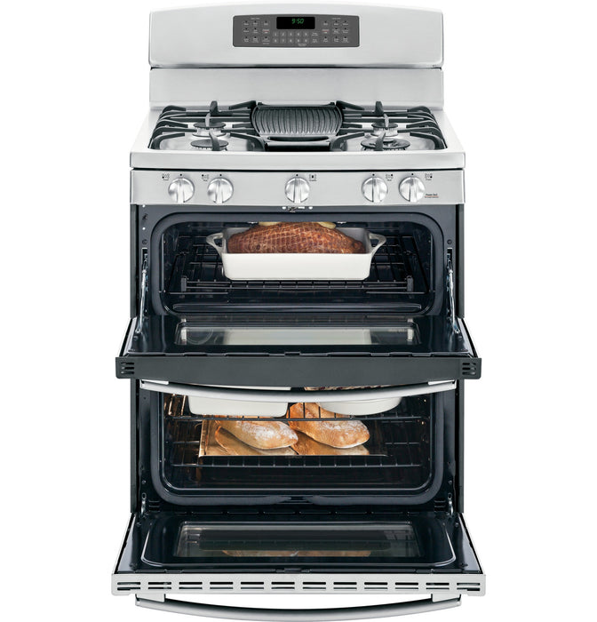 GE Profile™ Series 30" Free-Standing Gas Double Oven with Convection Range