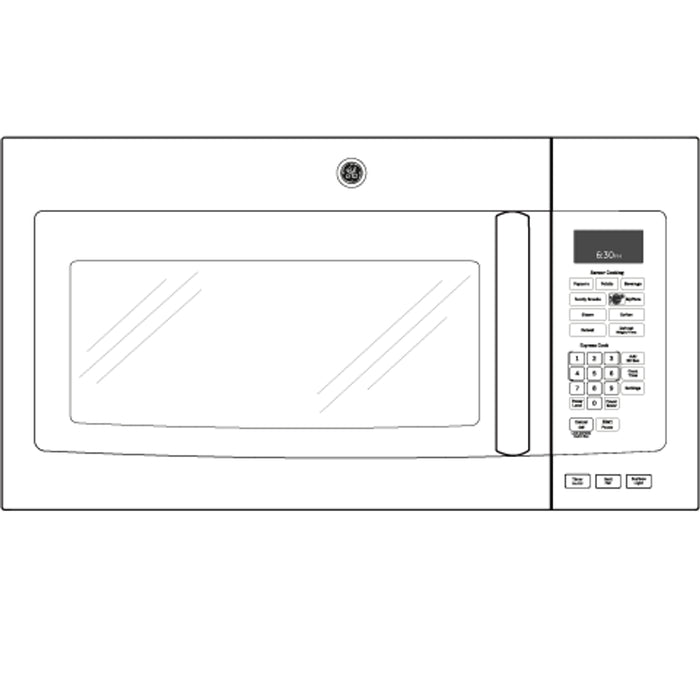 GE® Series 1.9 Cu. Ft. Over-the-Range Sensor Microwave Oven