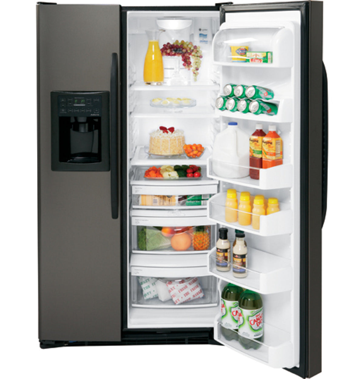 GE Adora™ 25.7 Cu. Ft. Side-By-Side Refrigerator — Abe Krasne Home ...