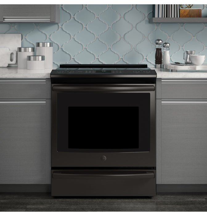 GE Profile™ 30" Smart Slide-In Front-Control Induction and Convection Range