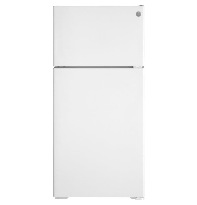 GE® ENERGY STAR® 16.6 Cu. Ft. Recessed Handle Top-Freezer Refrigerator